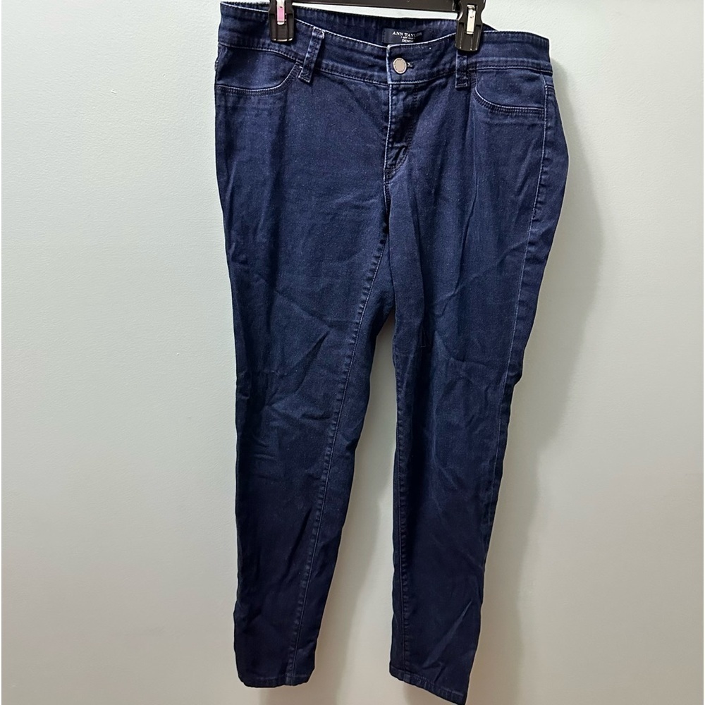 Ann Taylor Loft Straight Jeans denim size 10